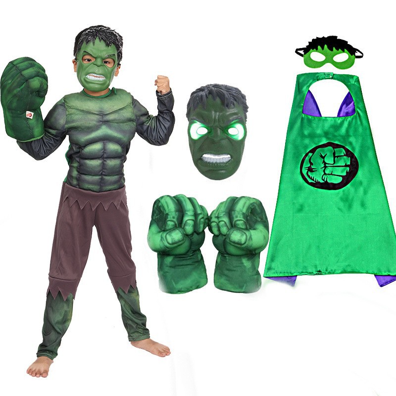 Halloween children Hulk muscle costume Hulk League of Legends performance stage dress up Hulk role