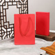 [] red handbag; 22*15*5cm