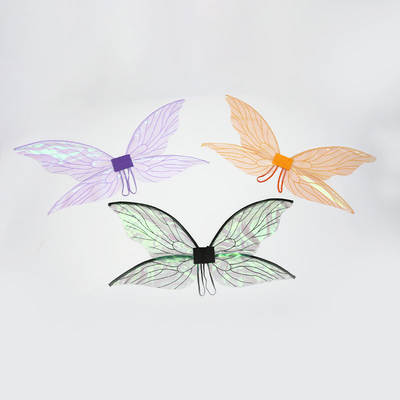 Core Yue Cross-border All Saints Party Dress Up Supplies Elf Wings Transparent Wings cos Wonderful Fairy Wings