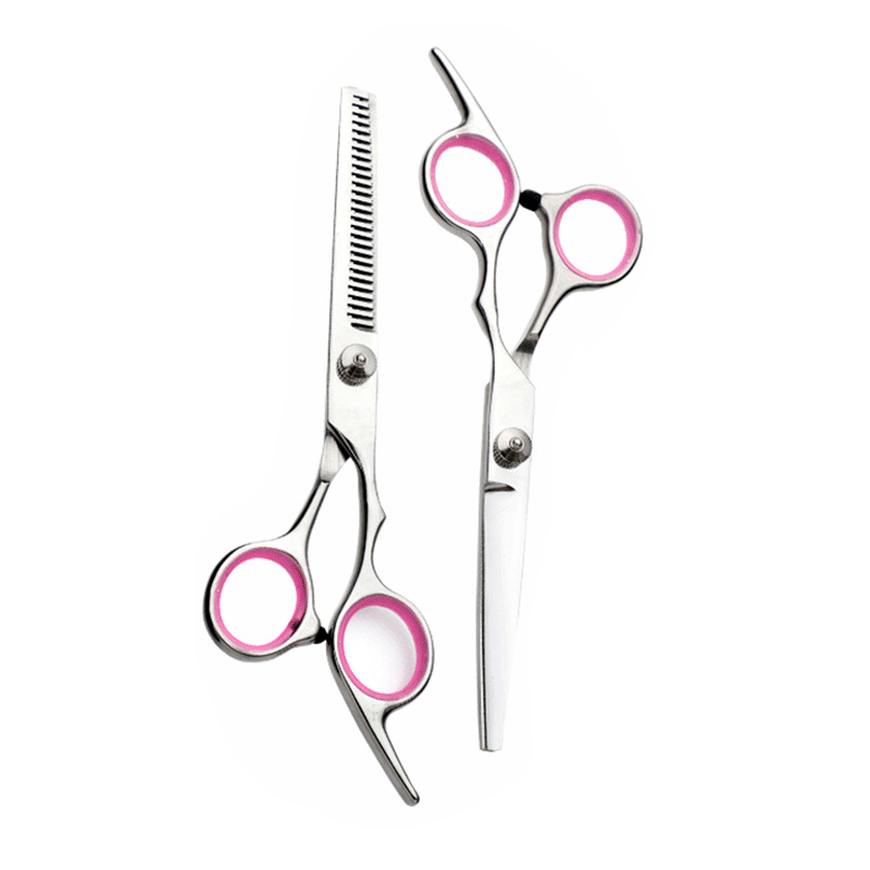 Pet Scissors Beauty Tool Set Decoration Hair Cutter 7-inch Straight Cut Curved Cut Dog Teddy VIP Hair Cutting Tool