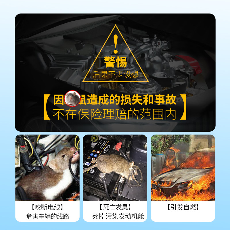 Car Rat Repellent Plant Household Car Engine Compartment to Attract Anti-consuming Rat Killer Artifact Liquid Spray