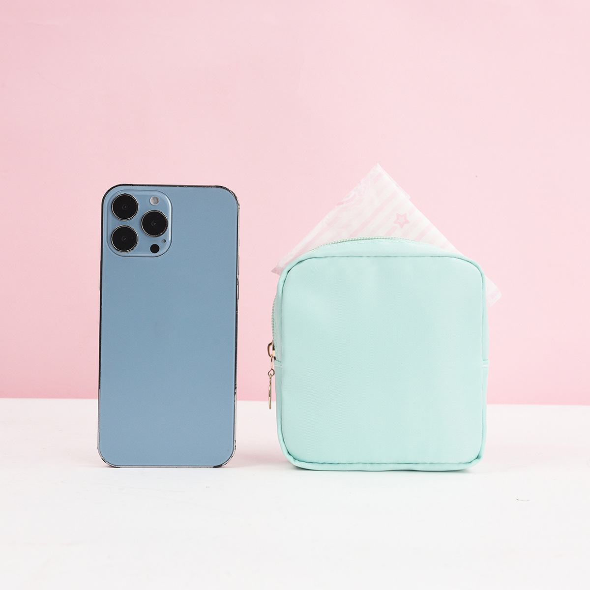 Sanitary Napkin Storage Bag Auntie Napkin Portable Portable Storage Bag Large Capacity Sanitary Napkin Monthly Small Bag Auntie Napkin Bag