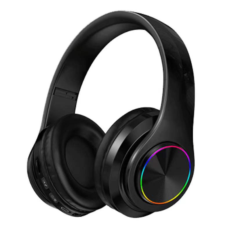 Трансграничная Bluetooth-гарнитура B39 УФ Складная спортивная гарнитура беспроводные наушники светящийся стереозвук