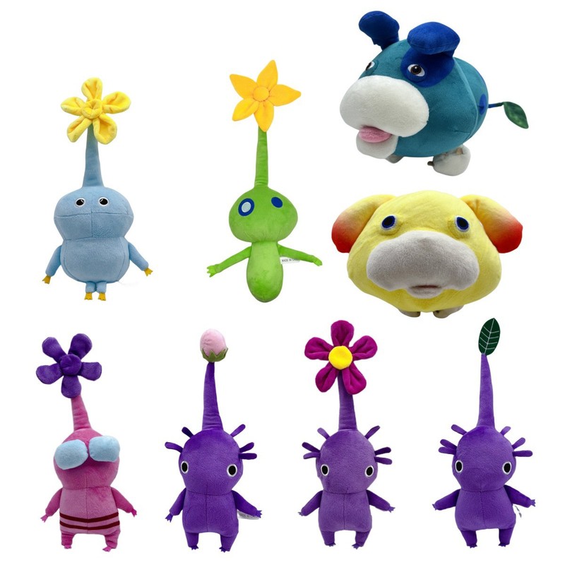 国境を越えた新製品Plush Ice Pikmin All Starピクミン4シリーズ人形ゲーム周辺人形|undefined