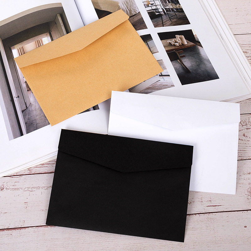 Cross-border B6 envelope invitation greeting card creative business western-style blank kraft paper white sulfate paper envelope manufacturers