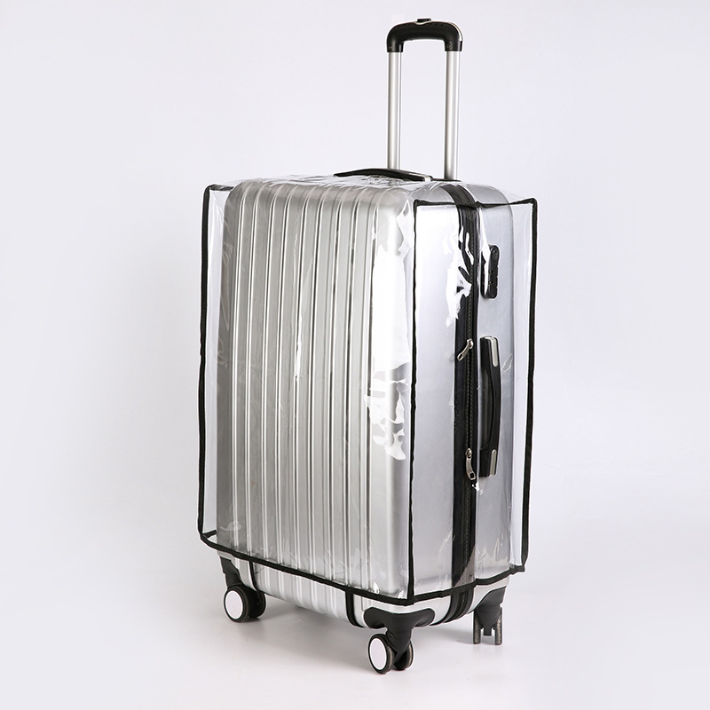 PVC trolley case luggage case protective cover transparent suitcase dustproof cover waterproof cover luggage case outer coat
