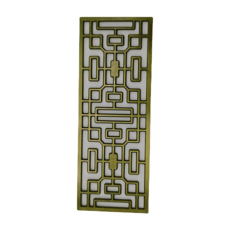 Factory direct supply electroplating rectangular metal tea tray filter waterproof grid tea filter alloy leaking sheet