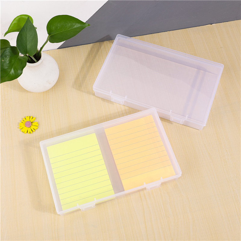Large Rectangular Plastic Box Non-woven Mask Storage Box Plastic Empty Box Parts Box Thickened Hand Account Packaging Box