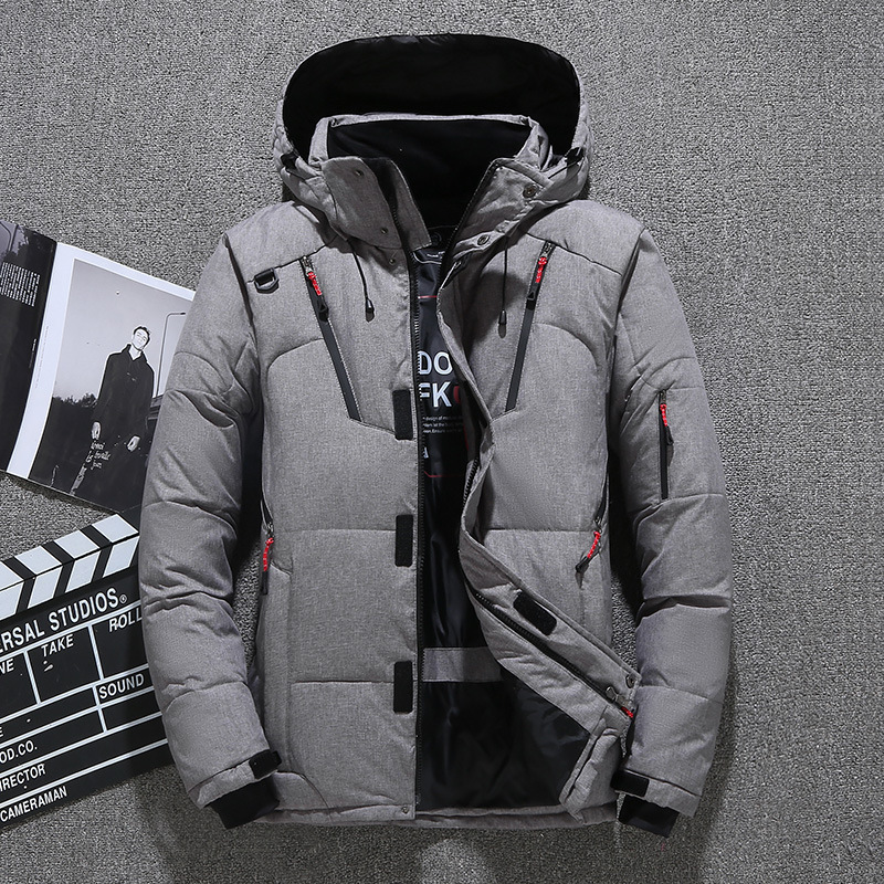 Cross-Border special for new men's down jacket slim padded plus size men's youth winter coat tide a generation of hair