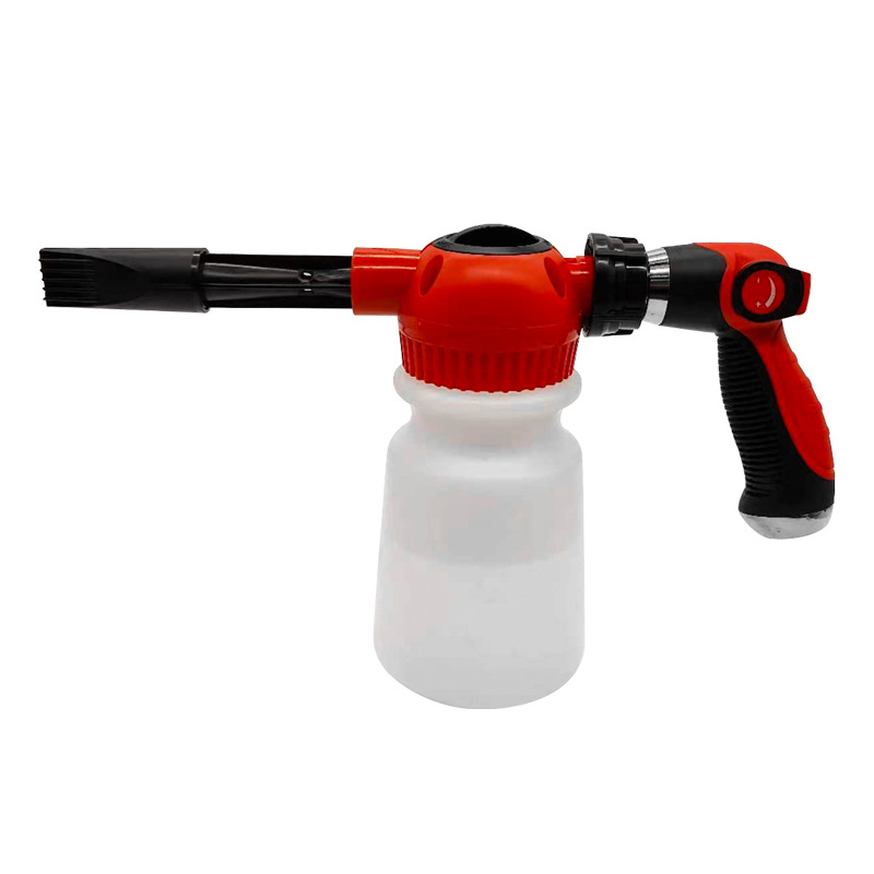 Amazon Explosions Cross-border Metal 1L Foam Pot Water Gun Convenient Household Car Wash Artifact Alloy High Pressure pa Pot