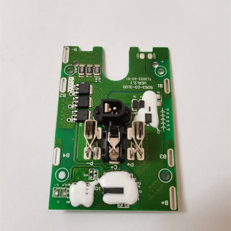 21V large art lithium battery protection board large art 3MOS white glue 100A large current large art battery protection board
