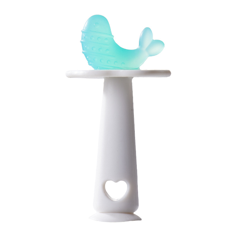2023 new teether stick baby teether baby teething period teether anti-eating hand artifact food grade silicone