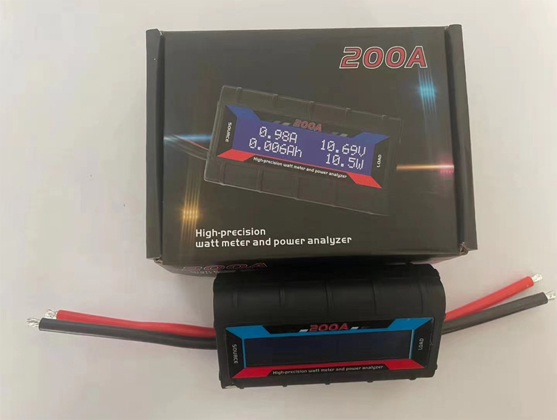 200A model aircraft power meter analyzer current power meter model tester UAV accessories high precision