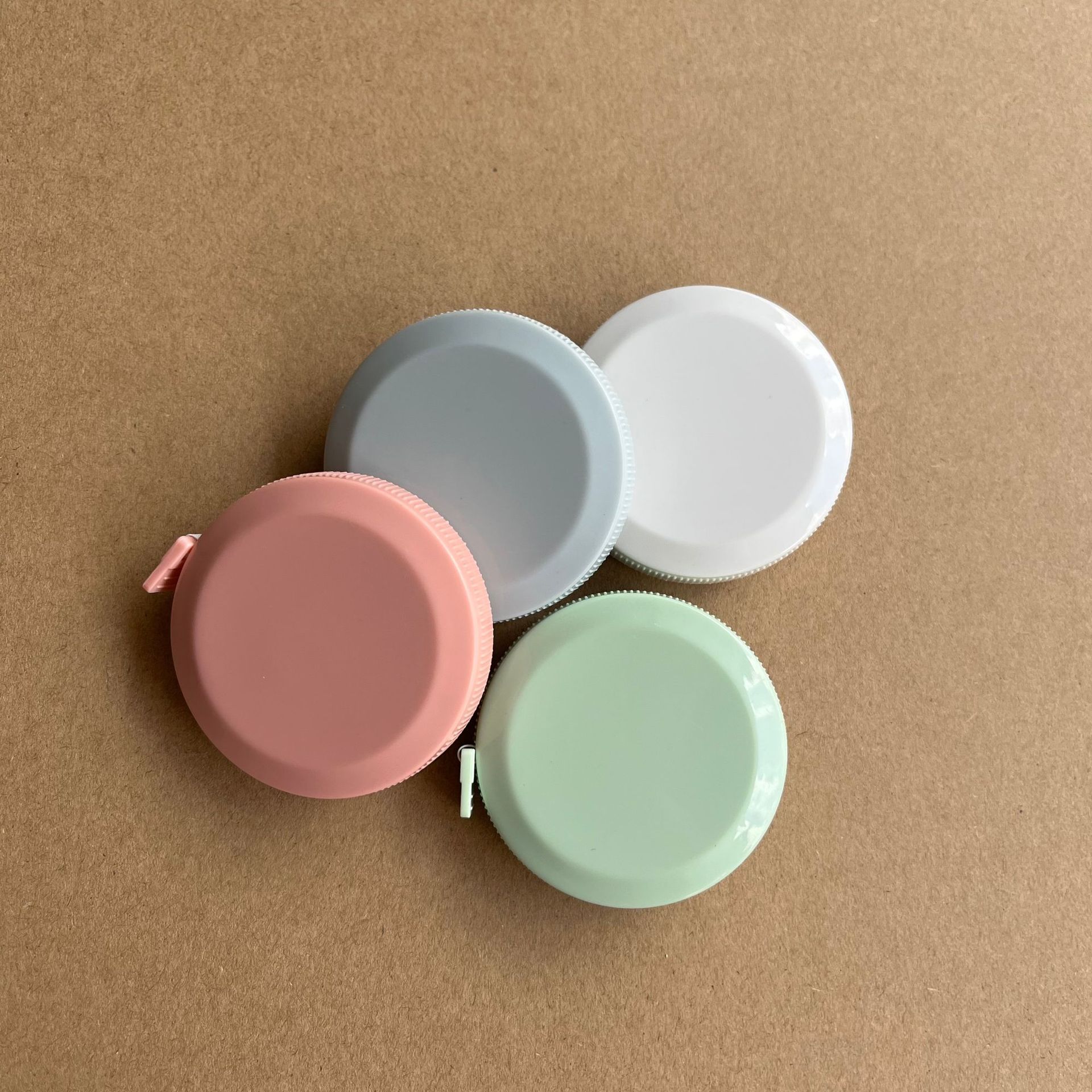 2 M Nordic Style Automatic Telescopic Plastic Round Soft Leather Tape Measure Portable Height Measurement Sanwei Department Store Stationery