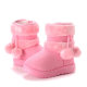  children's shoes 2022 fur ball snow boots padded children's boots warm cotton shoes
