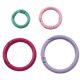 Color alloy Paint Spring buckle round opening spring ring ring buckle earphone key chain diy jewelry accessories
