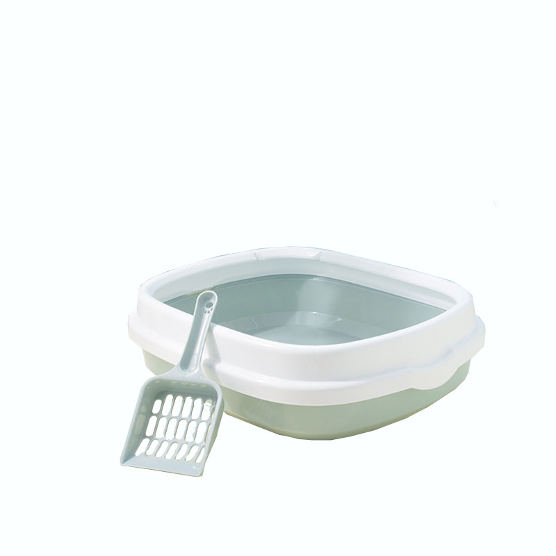 Pet semi-closed cat litter box large thick cat toilet to send cat litter shovel pet cleaning supplies cat litter box wholesale