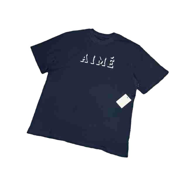 New cross-border hot ALD short-sleeved letter printing European and American fashion casual simple European war station T-shirt men and women Street