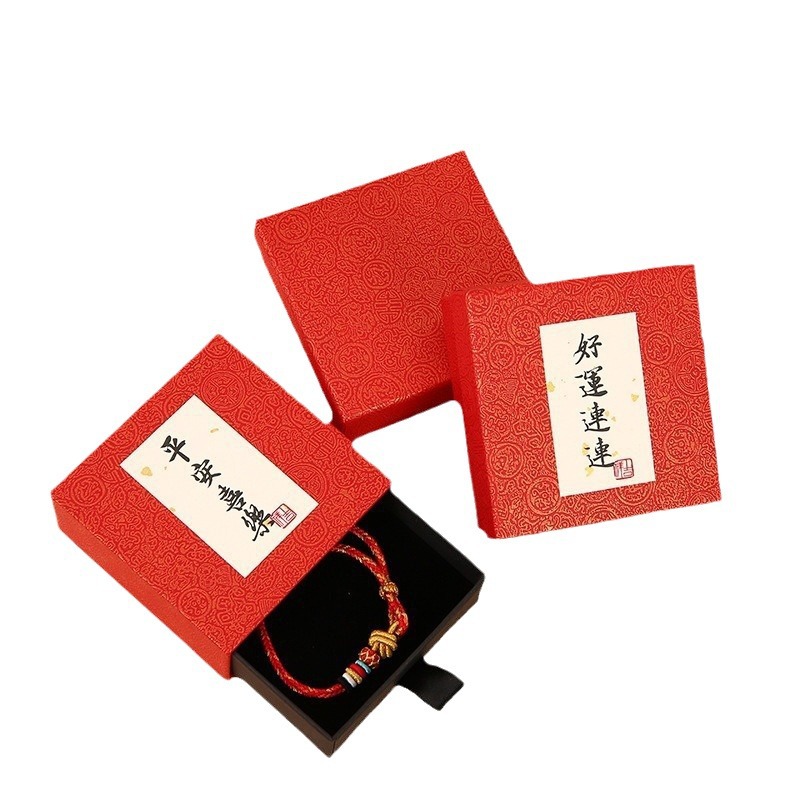 Transparent ins style PE suspension box display box hairpin necklace storage box bracelet nail jewelry box custom wholesale