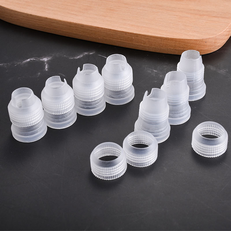 Small cake piping spout converter plastic piping bag converter piping bag connector baking tools