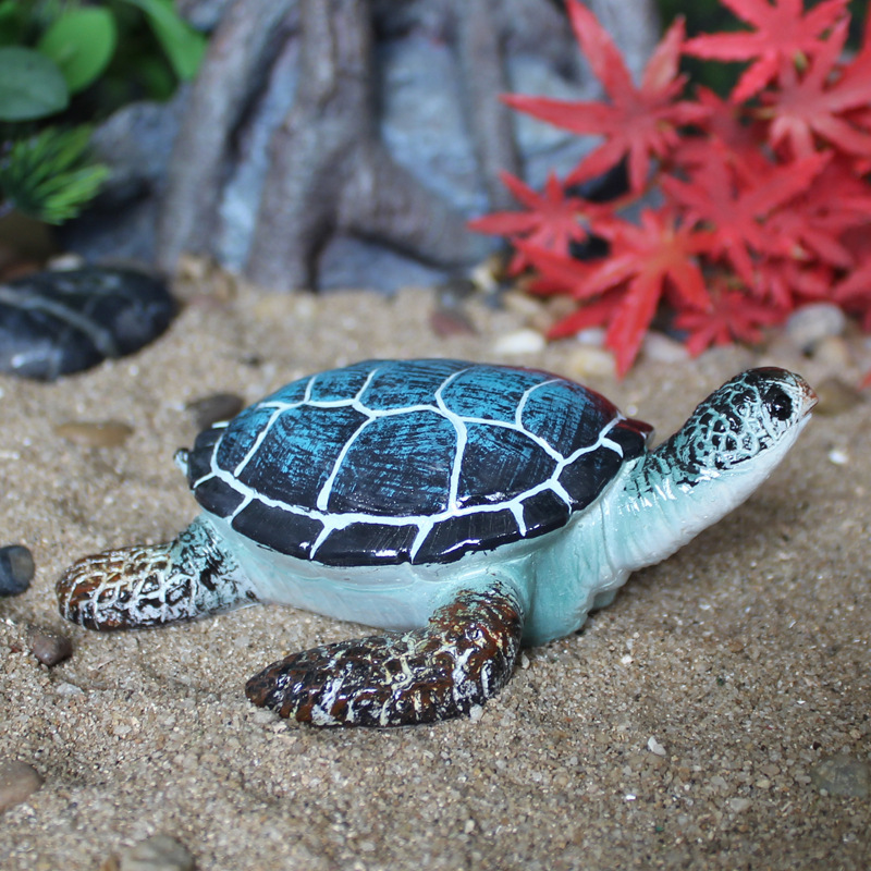 樹脂クラフトカメ飾り庭マイクロ風景水族館家の装飾屋外貿易カメペンダント|undefined