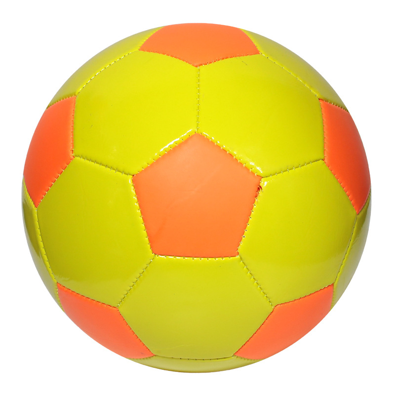 1.6mm fluorescerande gul vit fotboll Image