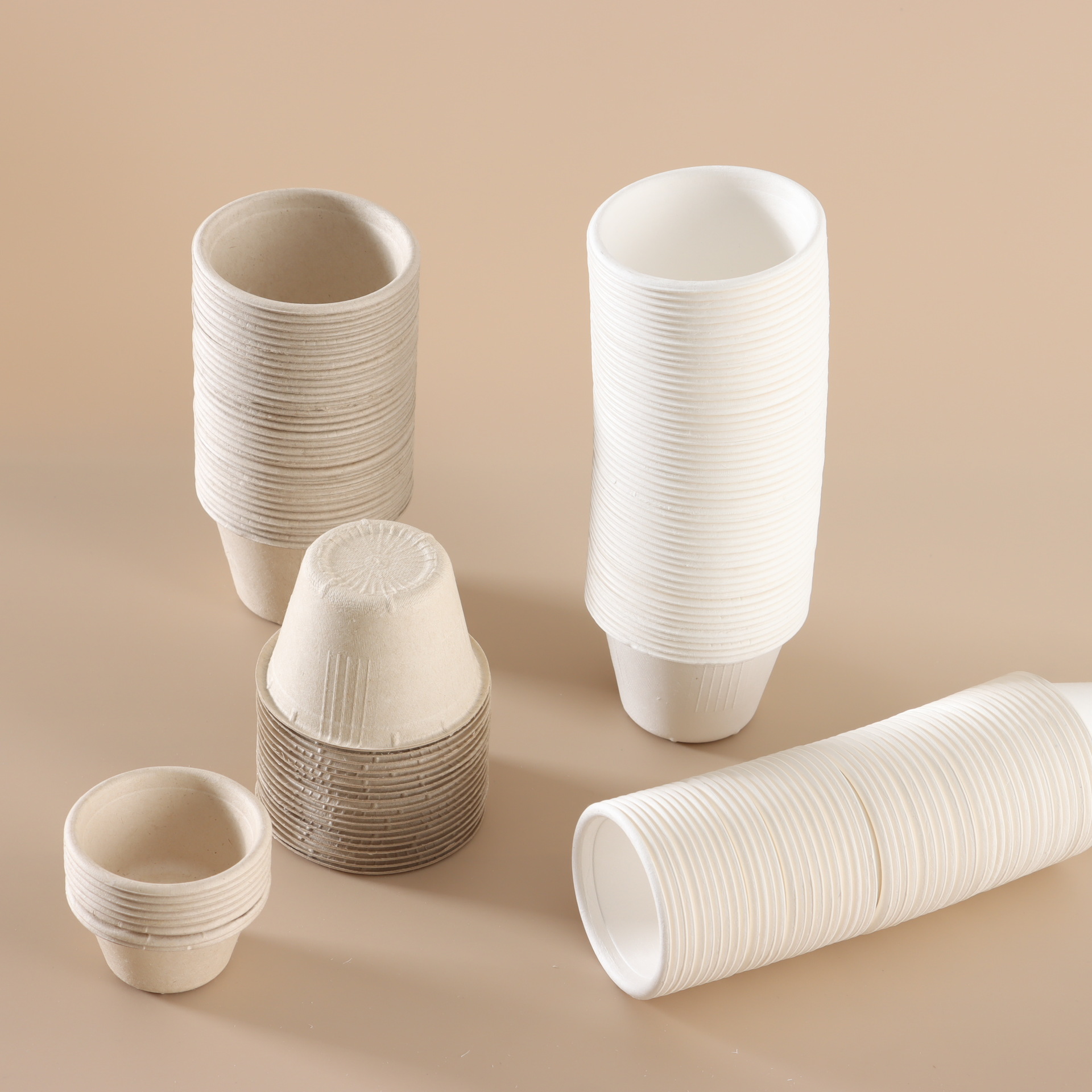 Biodegradable pulp test cup 2 oz bagasse sauce Cup 4 oz ice cream cup disposable sauce box