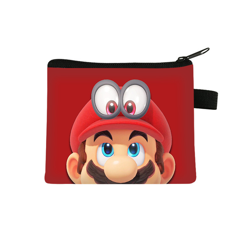 Super Mary Bag Children's Coin Purse Student Cartoon Cute Card Bag All-match Fashion Zipper Storage Bag