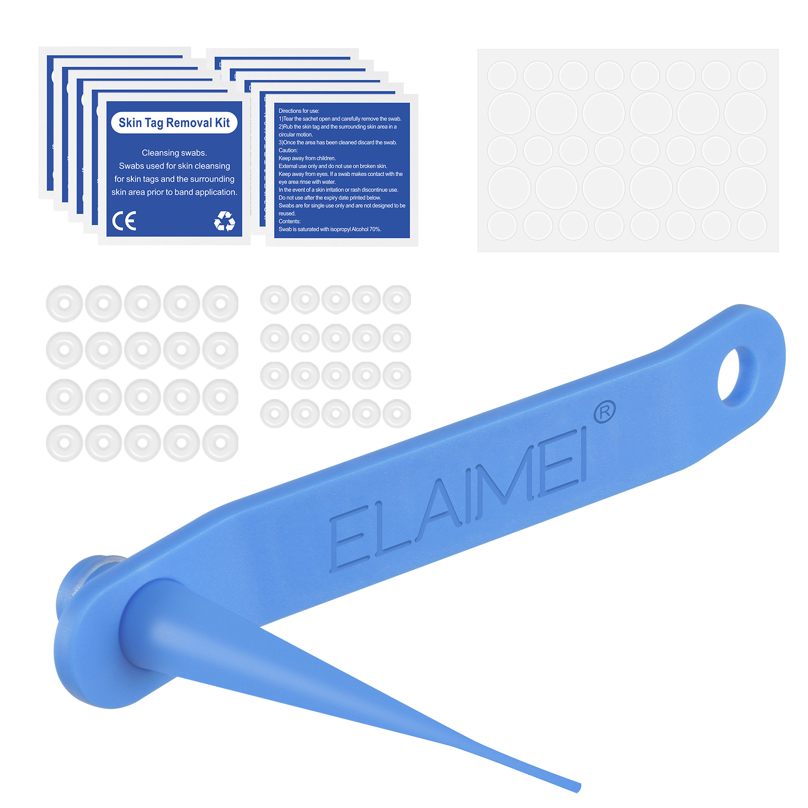 Foreign trade ELAIMEI simple wart Removal Tool Tagband Skin Tag Removal Tool wart Removal device