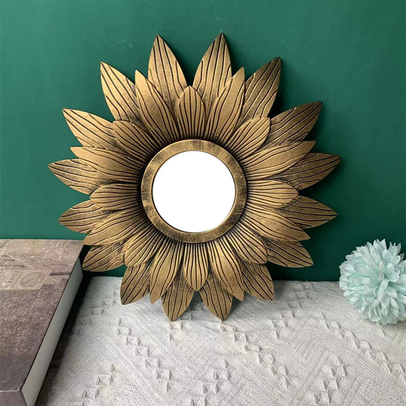 ins Nordic Mirror Plastic Tapestry Makeup Mirror Bedside Bedside Bedroom Homestay Entrance Hotel Home Decorations Wall Hanging