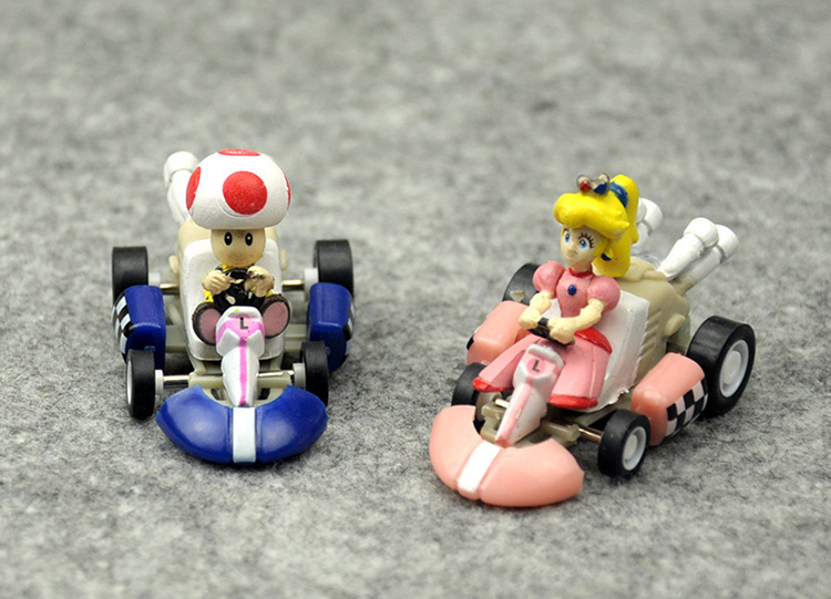 スーパーマリオの手作りスーパーマリオスーパーマリオのぬいぐるみリターン車四駆車6種類|undefined