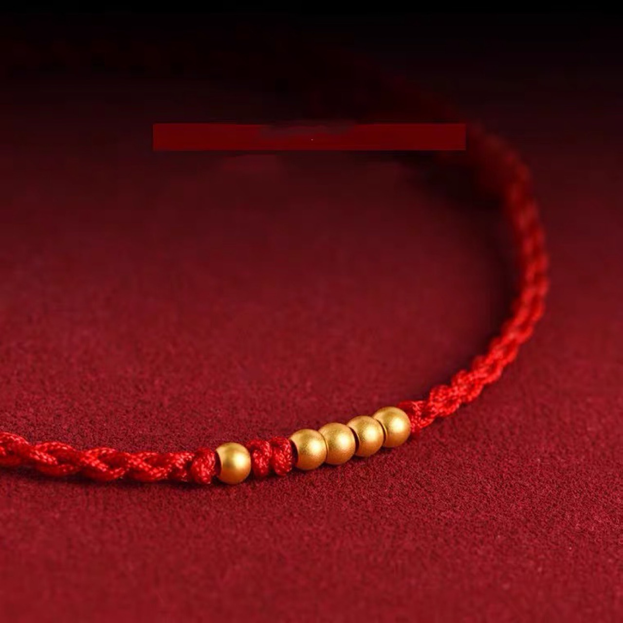Red Rope Bracelet Lifetime 1314 Ancient Sha Gold Hand-woven Love Girlfriend Couple Hand Rope