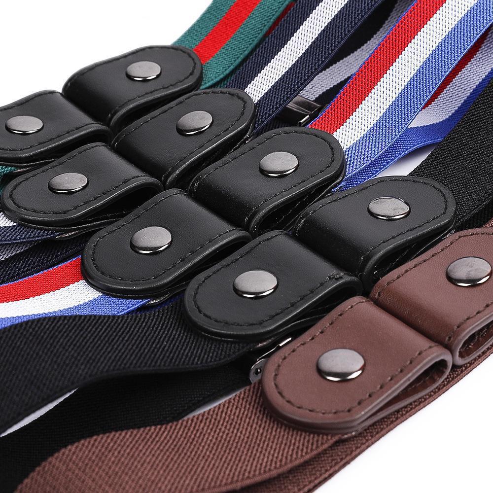Unisex Invisible Traceless Elastic Lazy Belt Simple All-Match Fashionable Instagram Style Decorative Belt