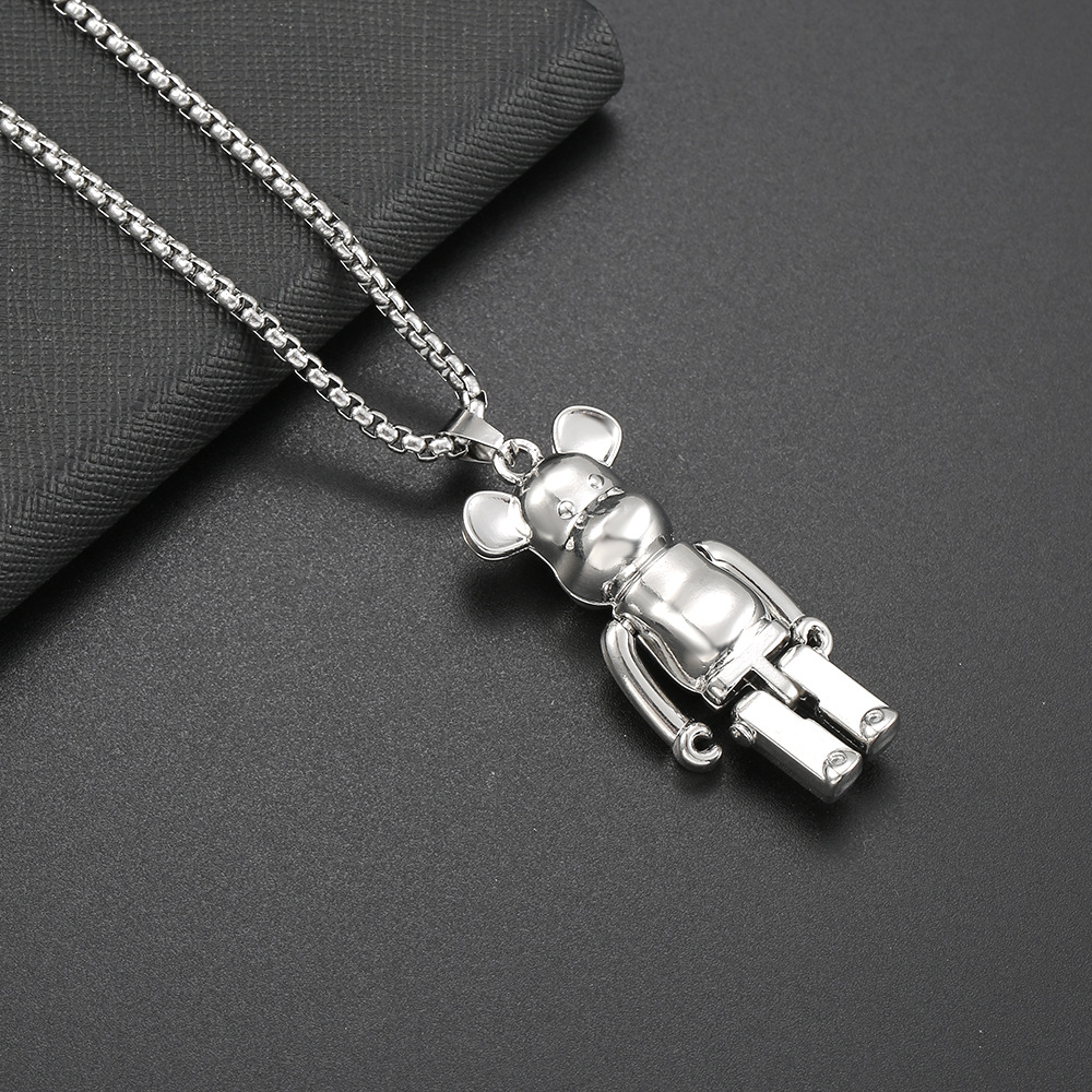 Silver violent bear