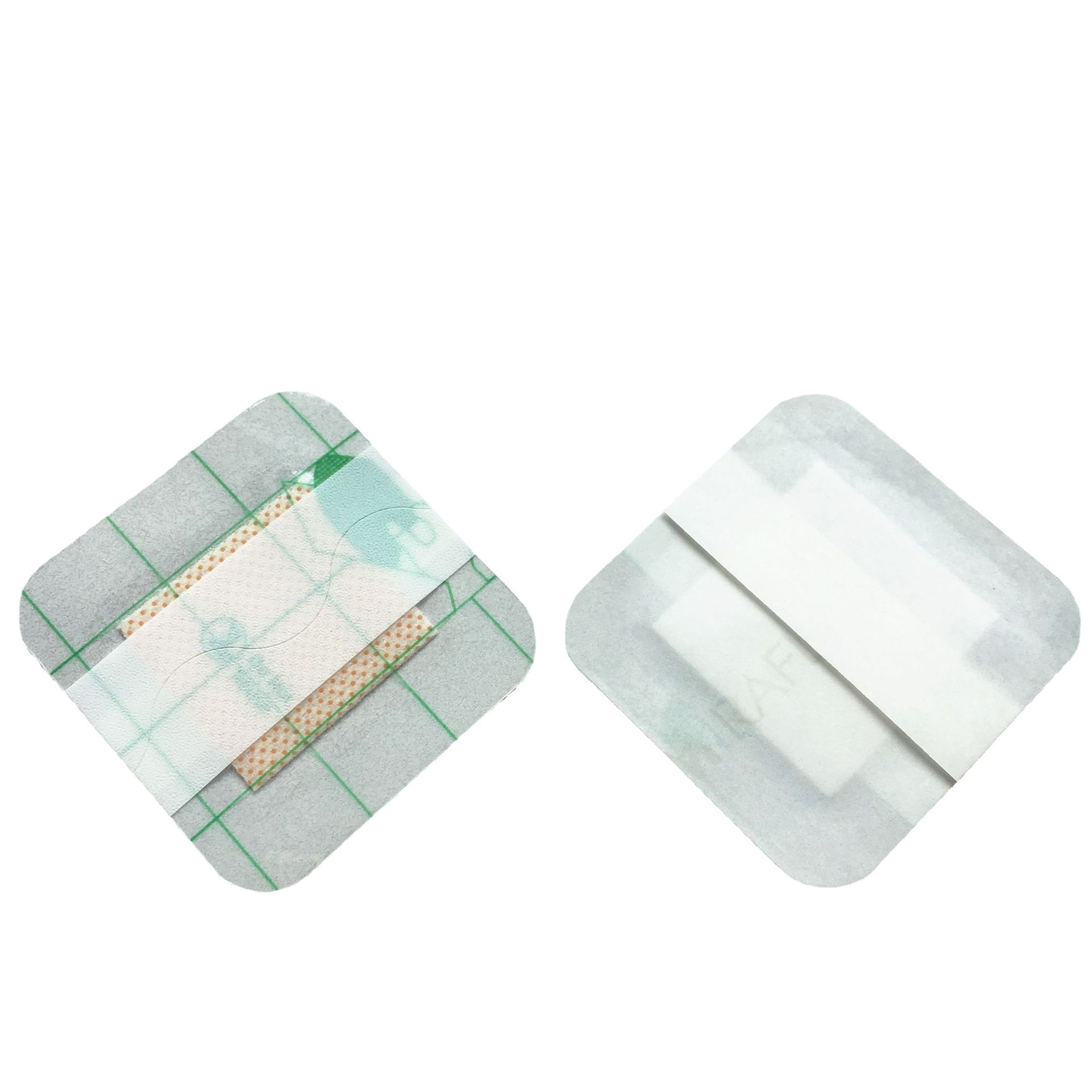 Wholesale English transparent Pu square Band-Aid waterproof transparent band-aid 38 * 38mm protective sticker