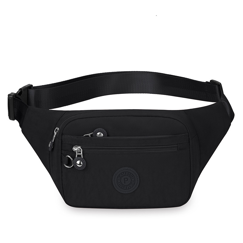New sports waist bag nylon cloth waist bag large capacity cashier business bag wear-resistant outdoor mobile phone bag female waist bag