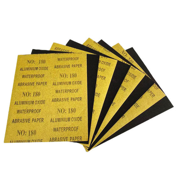 Factory wholesale wet and dry Silicon Carbide polishing sandpaper water-resistant sandpaper 60-2000# Foreign trade polishing sandpaper