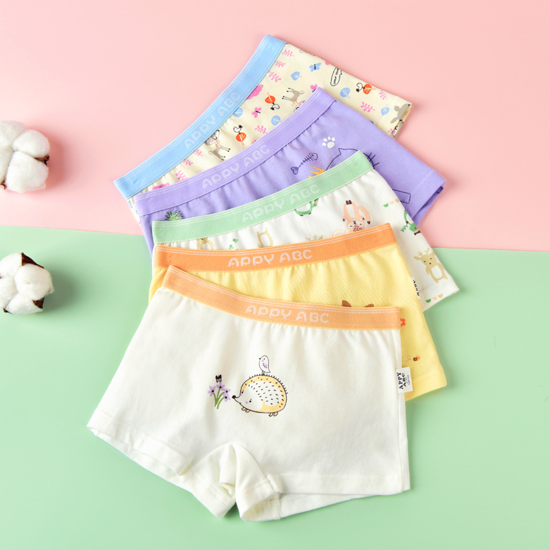 APPYABC children's underwear cotton girly boxers Cuk big children student shorts girls bottoms factory wholesale
