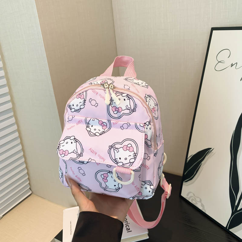 Children's Bag 24 New Korean Style Boys and Girls Backpack Cartoon Cute Princess Girl Lightweight Mini Backpack