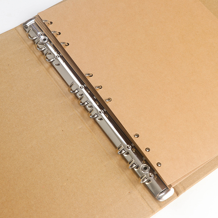 2089 retro loose-leaf core thickened Kraft paper notebook pages removable without Ge hand picture set