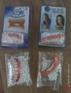 Good Teeth instant smile silicone simulation denture braces whitening stickers smile denture braces