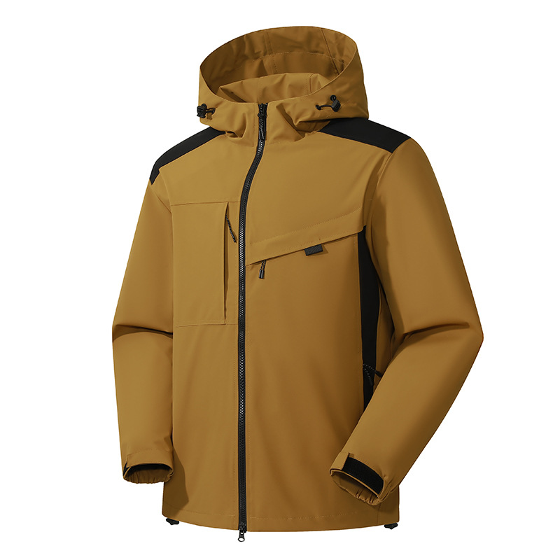 Live New Waterproof Windproof Outdoor Rush Clothes Men's and Women's Jacket Mountaineering Suit Breathable Windbreaker Sports Jacket