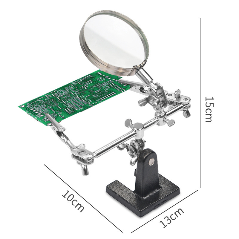 修理支援金属クランプ虫眼鏡電話回路基板 PCB クランプツール|undefined