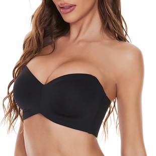 Cross-border new large size bra European and American foreign trade strapless ultra-thin bra large cup large size underwear wholesale
