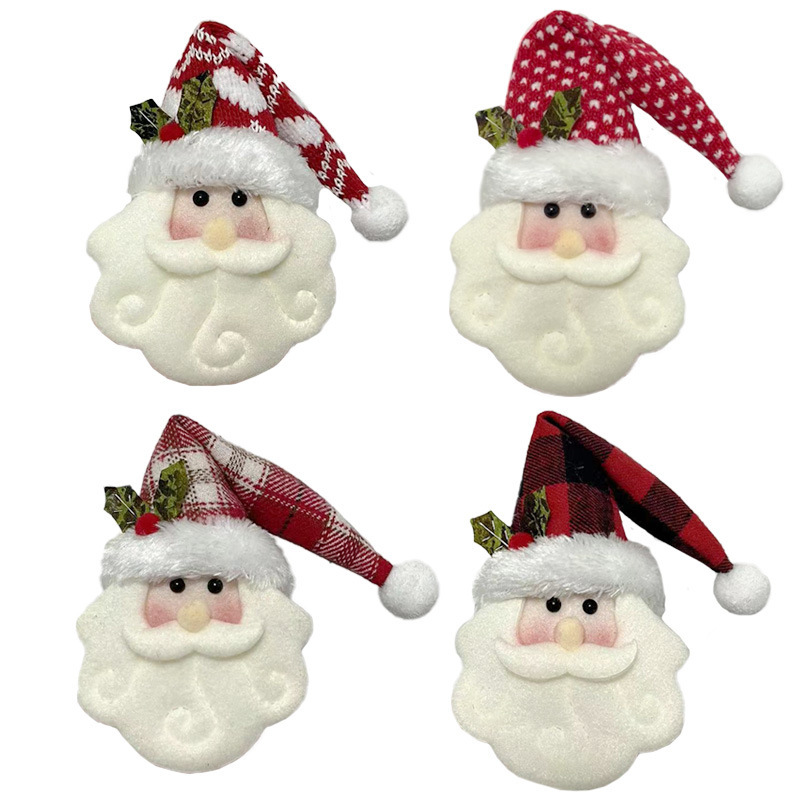 国境を越えたクリスマス装飾布芸ニット人形老人ストラップクリスマスツリー装飾ストラップシーン配置|undefined