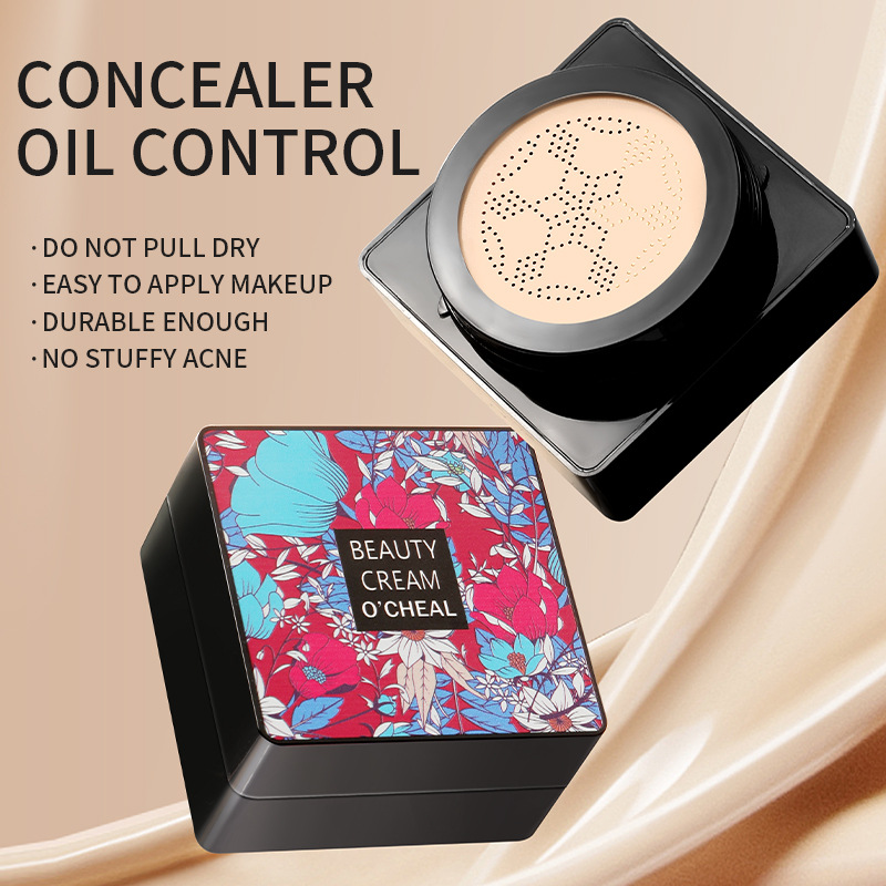 OCHEAL Cross-border Foreign Trade Naked Makeup Concealer Mushroom Head Air Cushion BB Cream Moisturizing Isolation Water Run Foundation Liquid Isolation Cream