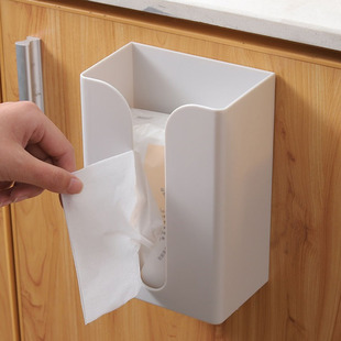 Creative non-perforated wall-mounted tissue box kitchen desktop paper box car toilet multifunctional tissue holder