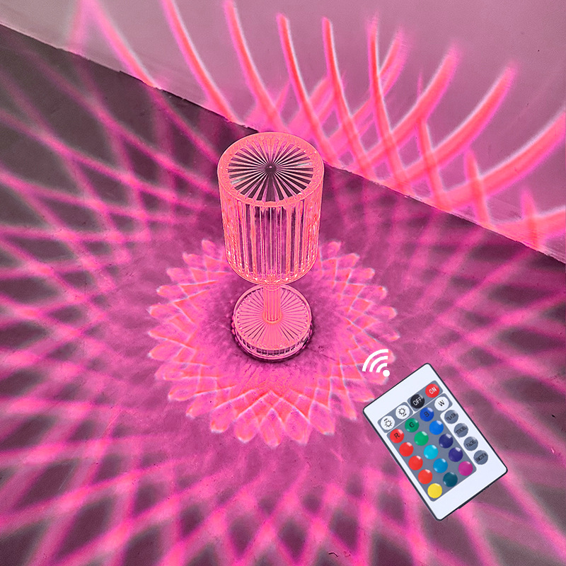 A generation of hair/cross-border dedicated to Gatsby line atmosphere night light LED bedroom bedside acrylic gift lamp