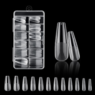 120/100 Pieces Transparent Non-marking Frosted Square Oval Almond Ballet Dressing Armour False Nails Manicure Pieces