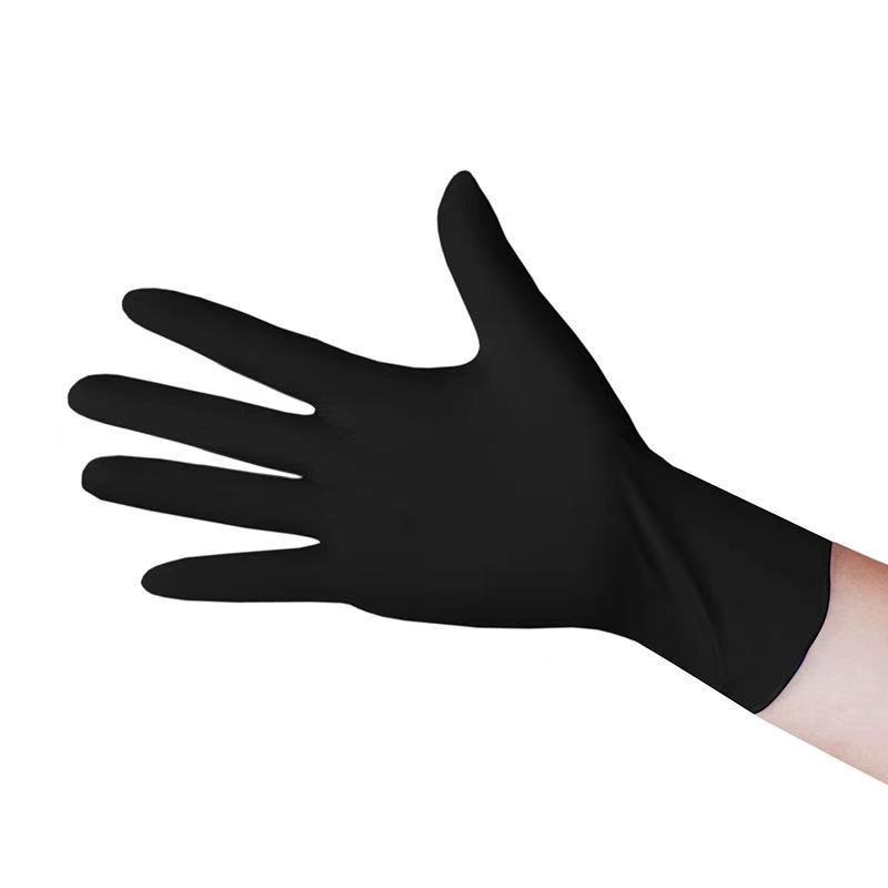 Nitrile Gloves, Black, Composite Mixed Nitrile Gloves, Food-Grade Nitrile Gloves